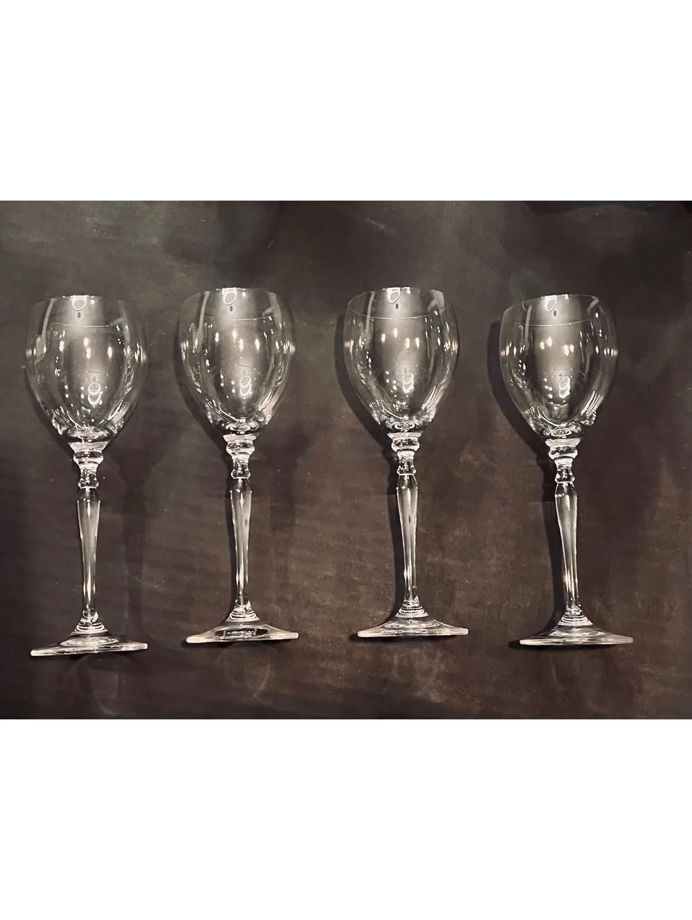 Mikasa Venezia Wine Glasses Set of 4 Austria Lead Crystal